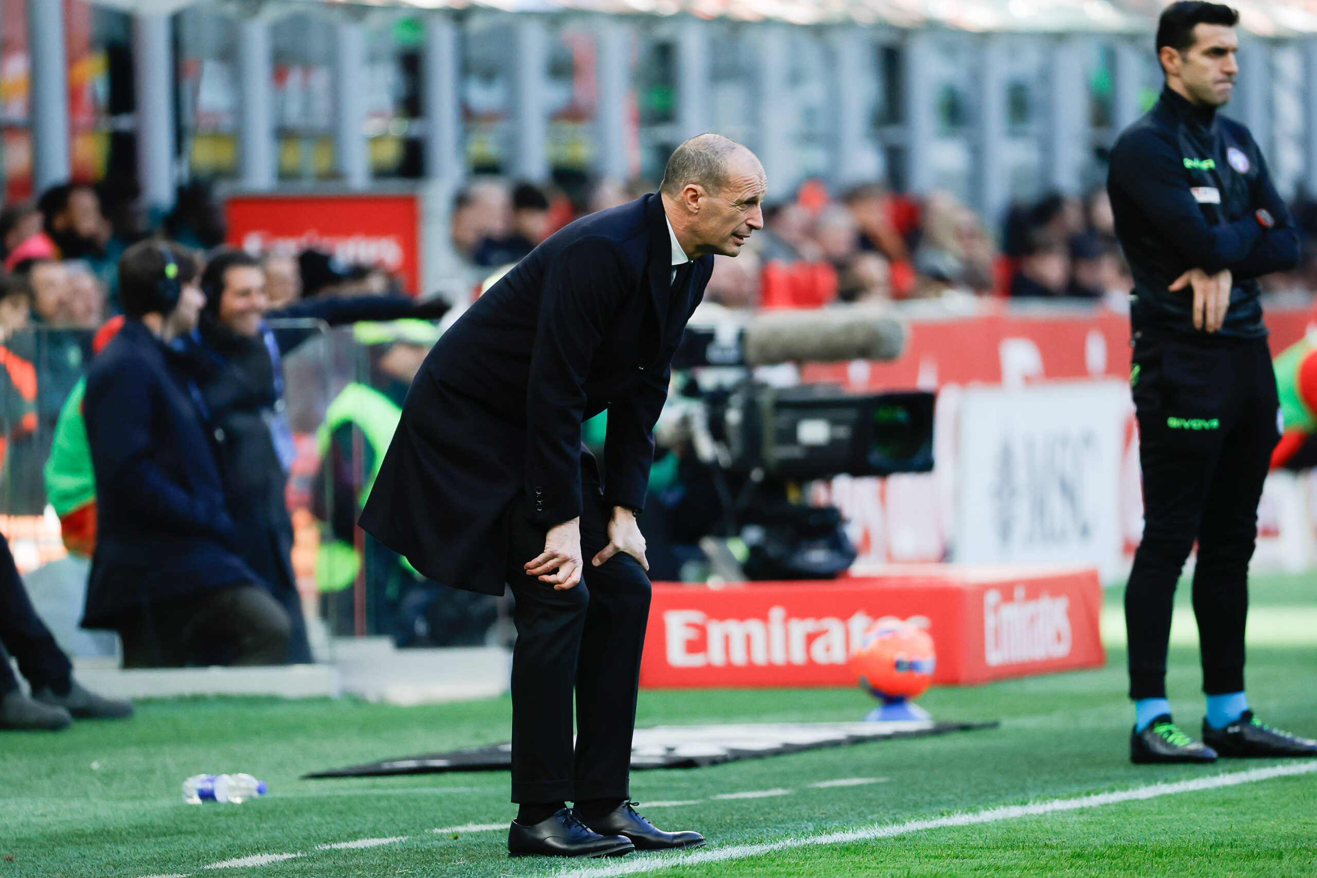 L'allenatore del Milan Massimiliano Allegri