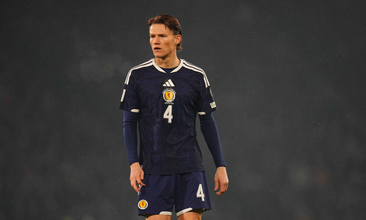 Scott McTominay con la maglia della Scozia