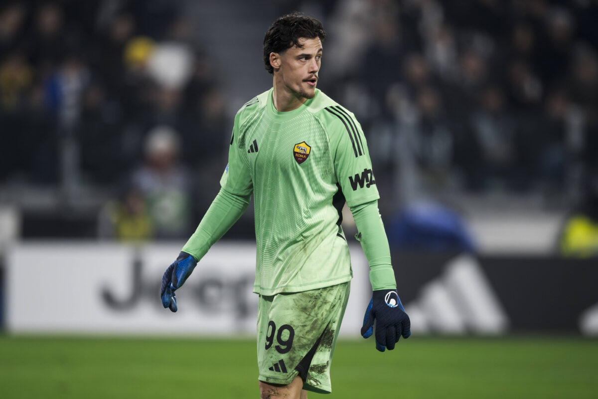 L'estremo difensore della Roma Mile Svilar