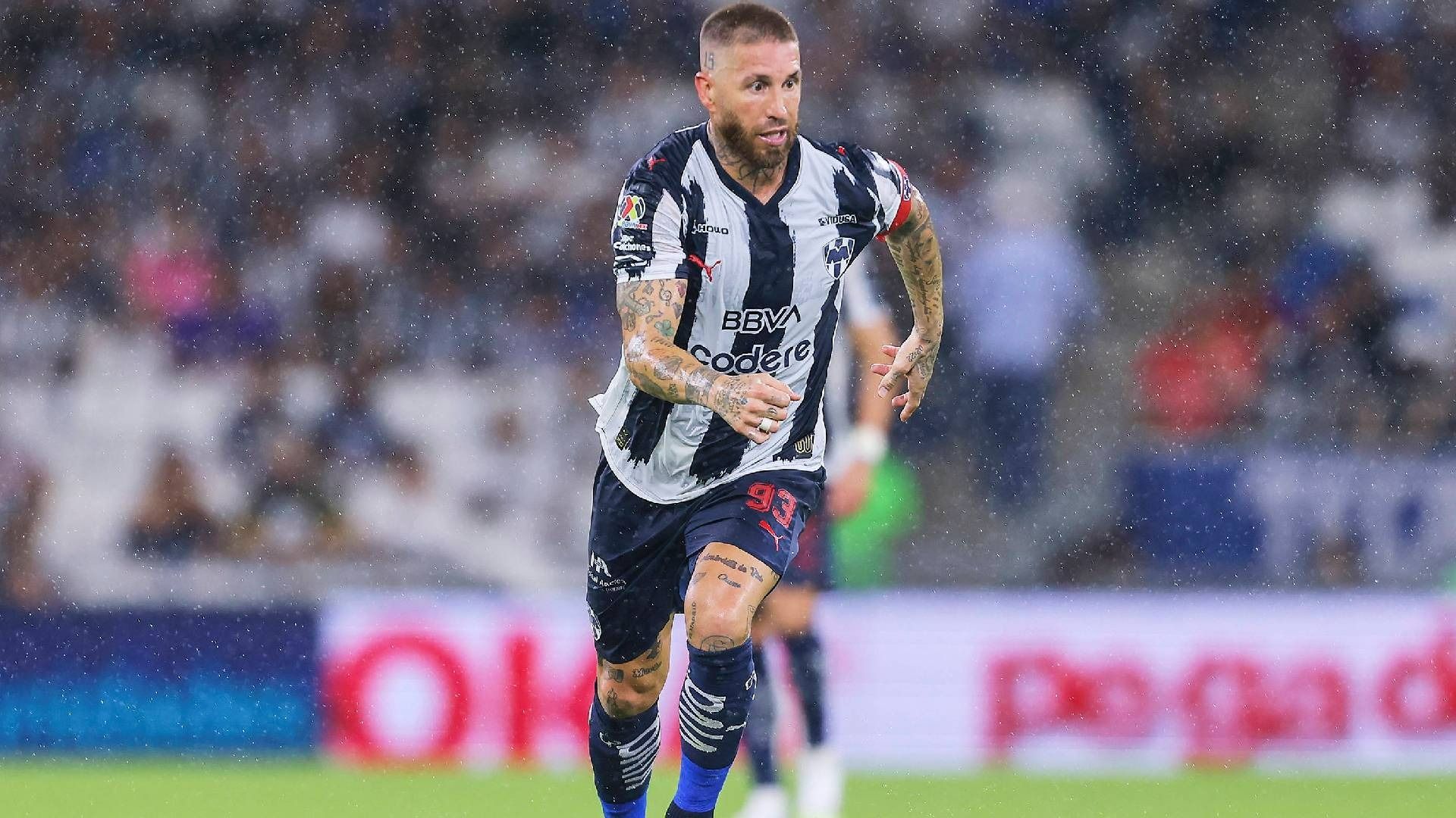 Sergio Ramos con la maglia del Monterrey