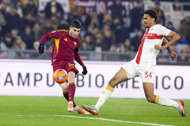 Soule in gol in Roma-Genoa