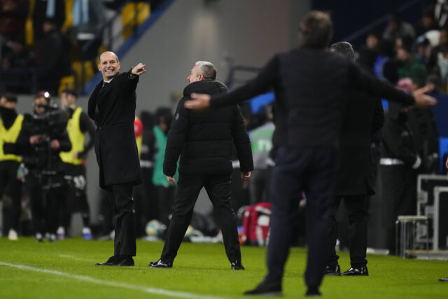 Allegri arrabbiato durante Napoli-Milan
