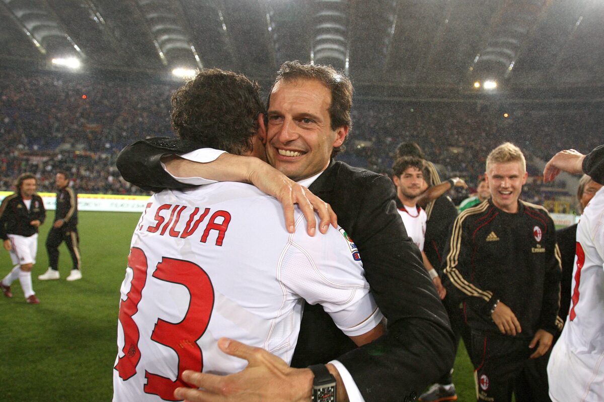 Thiago Silva e Massimiliano Allegri