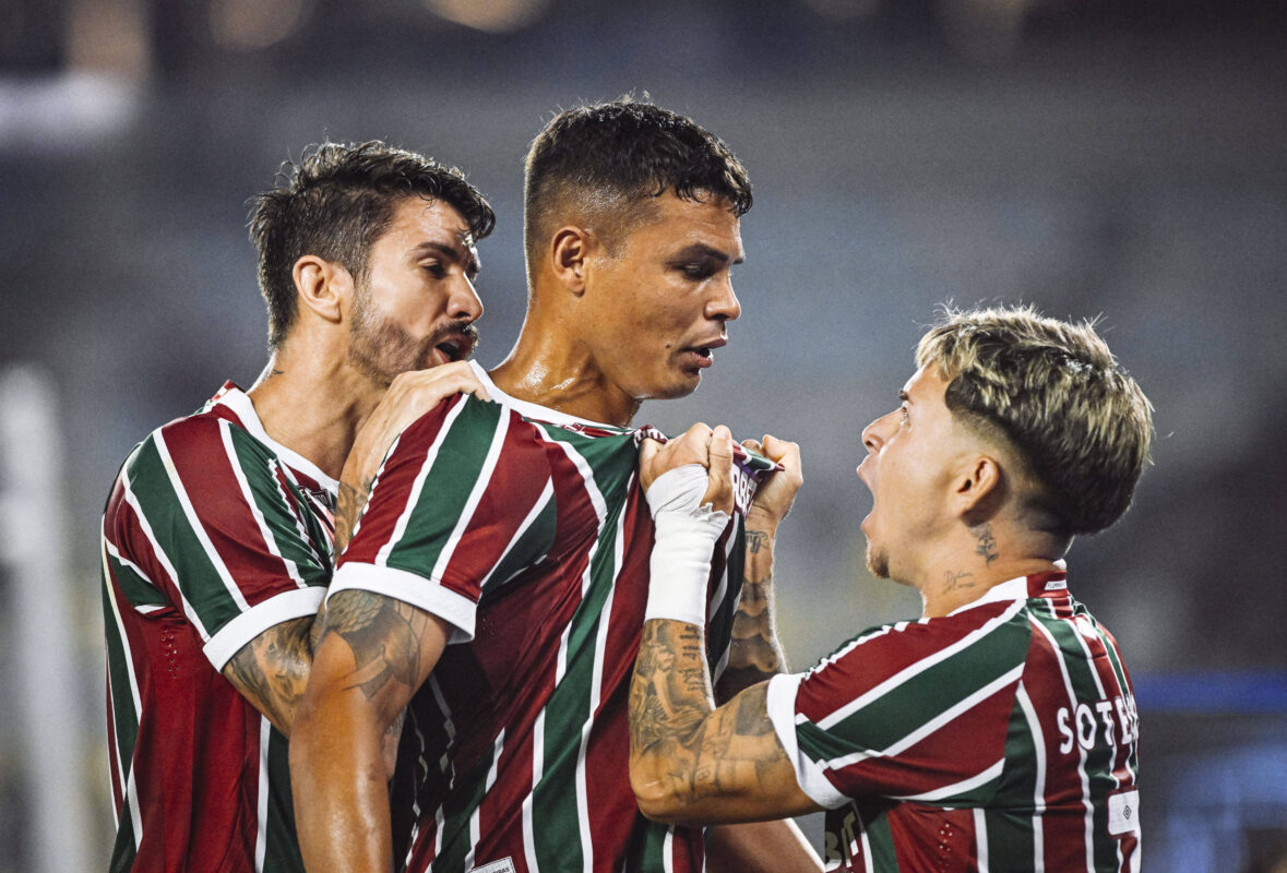 Thiago Silva con la maglia della Fluminense