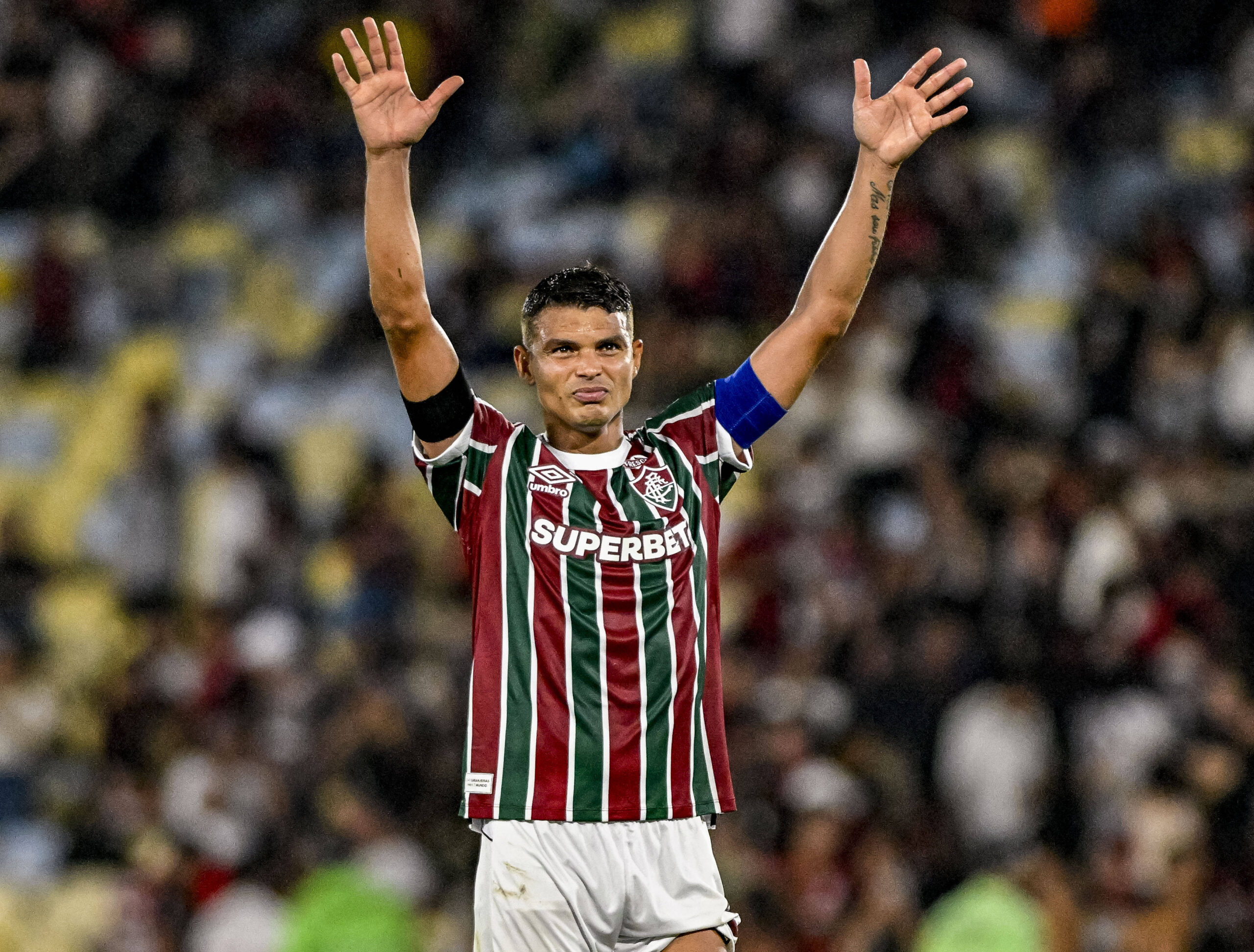 Thiago Silva con la maglia del Fluminense