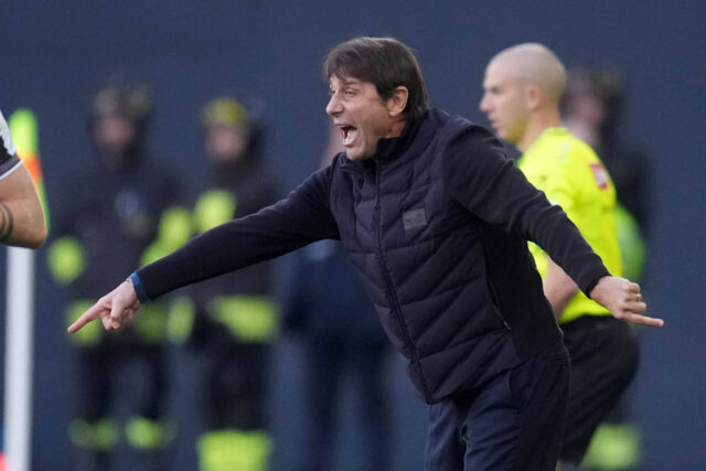 Antonio Conte durante Udinese-Napoli