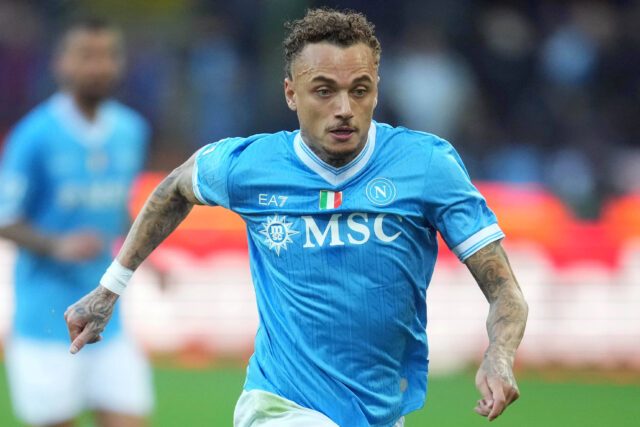 Noa Lang in panchina contro il Milan