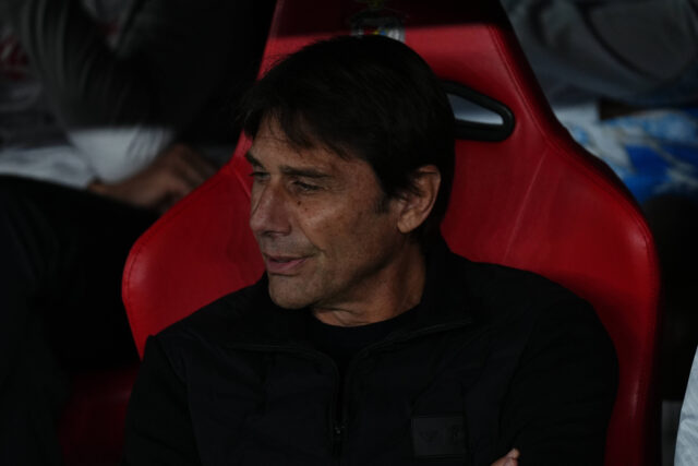 Conte, alla seconda stagione sulla panchina del Napoli