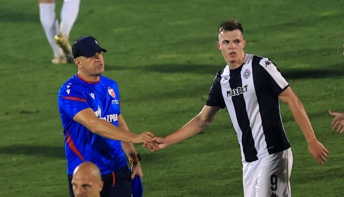 Andrej Kostic attaccante del partizan belgrado