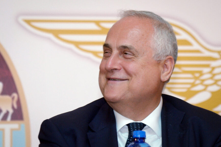 Il presidente della Lazio Claudio Lotito