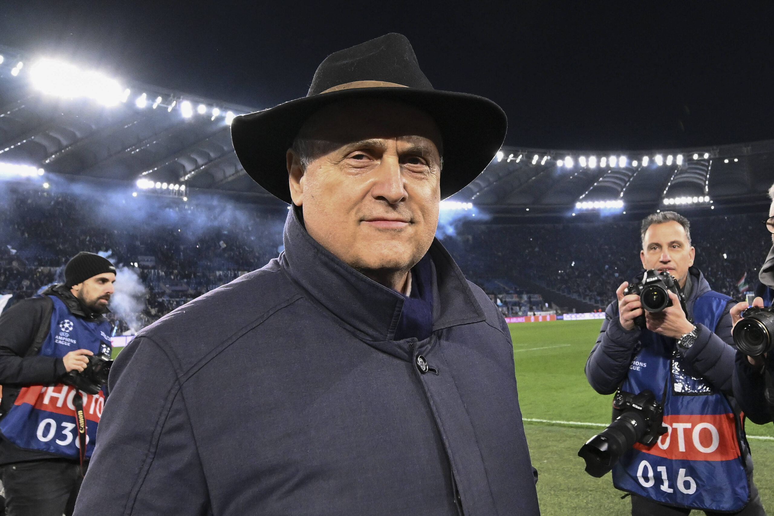 Il patron della Lazio Lotito
