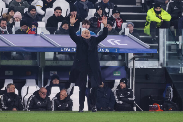 L'allenatore della Juventus Luciano Spalletti