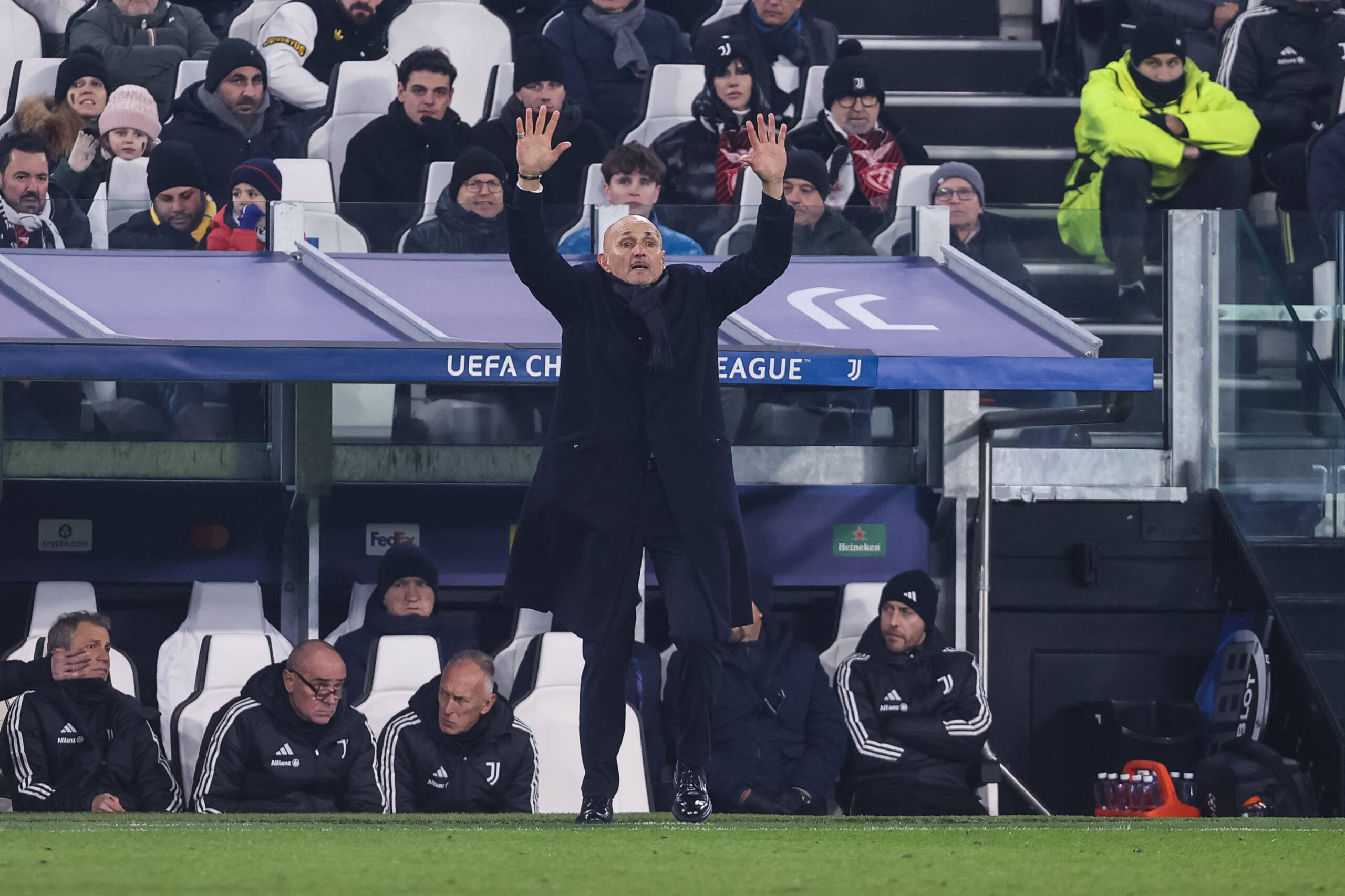 L'allenatore della Juventus Luciano Spalletti