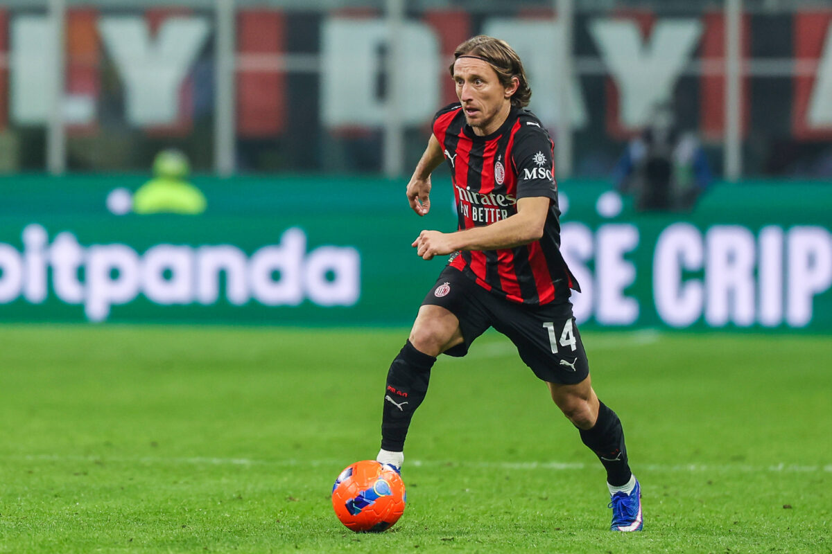 Luka Modric, prima stagione con la maglia del Milan