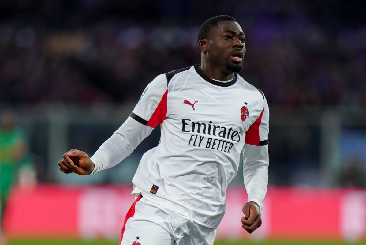 Fofana durante Fiorentina-Milan