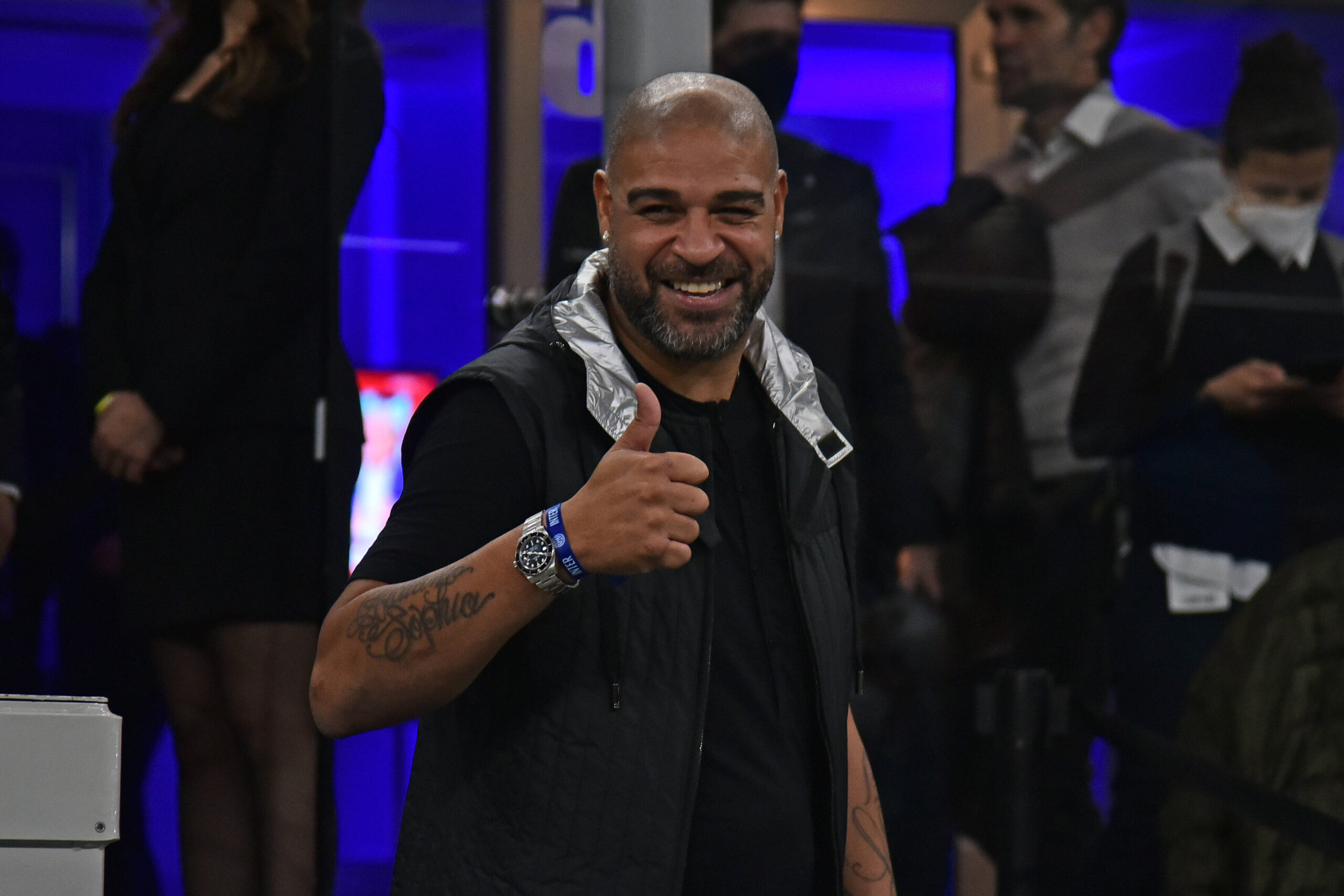 L'ex attaccante dell'Inter Adriano