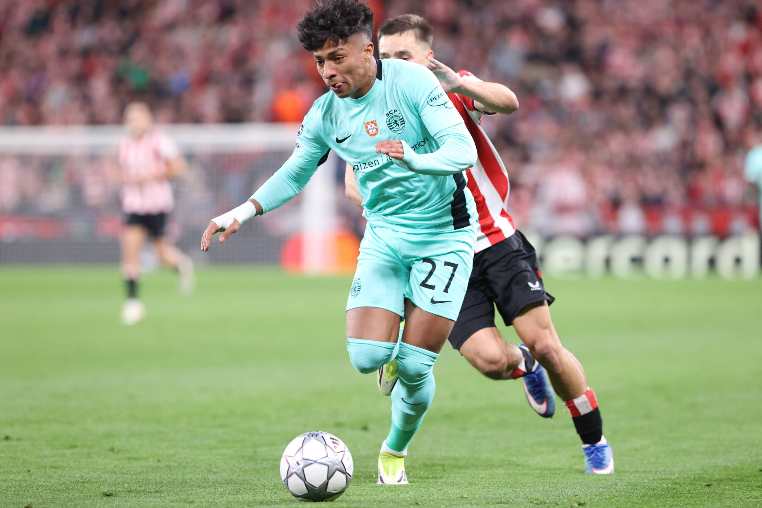 L'esterno offensivo dello Sporting Lisbona Alisson Santos