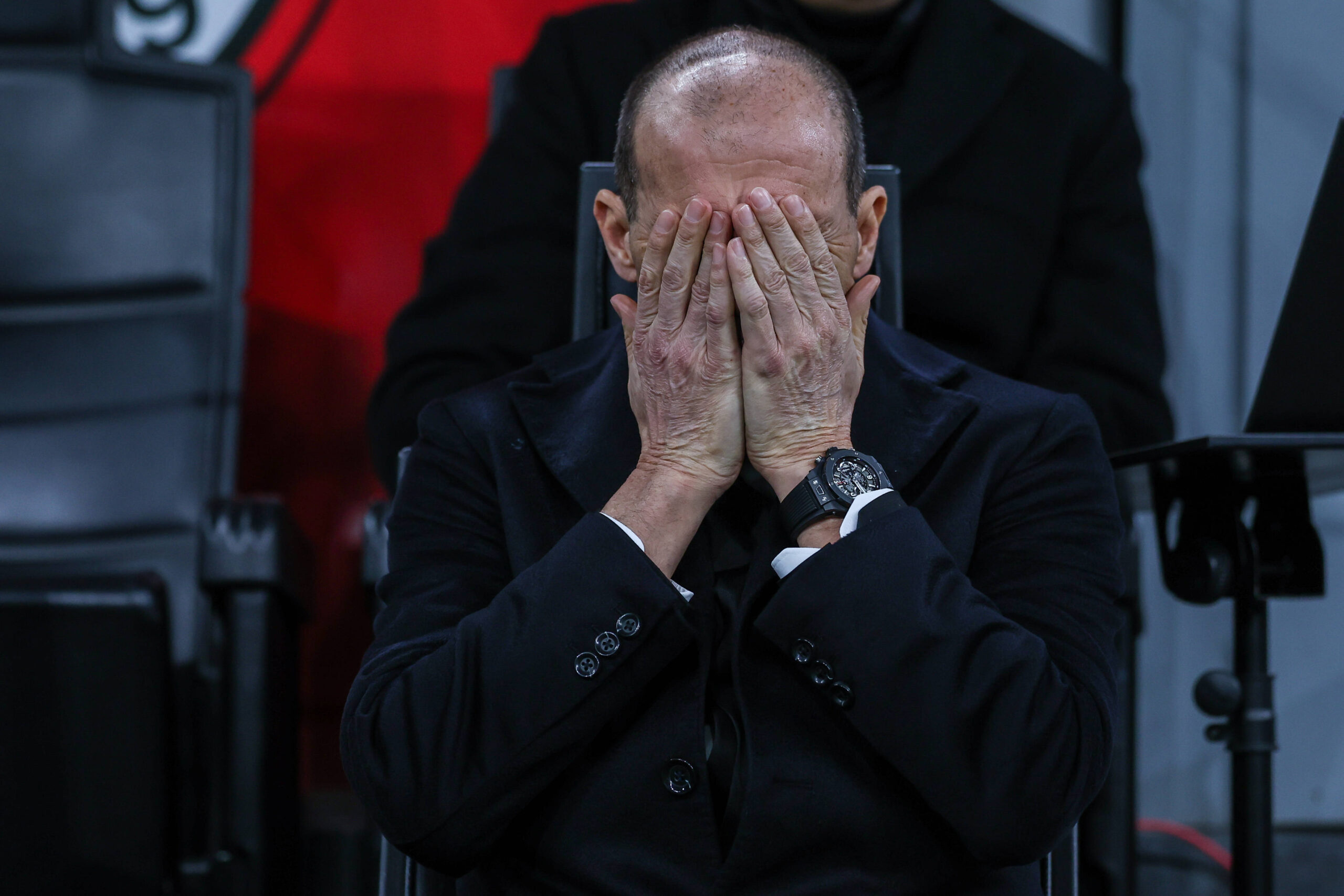 L'allenatore del Milan Max Allegri