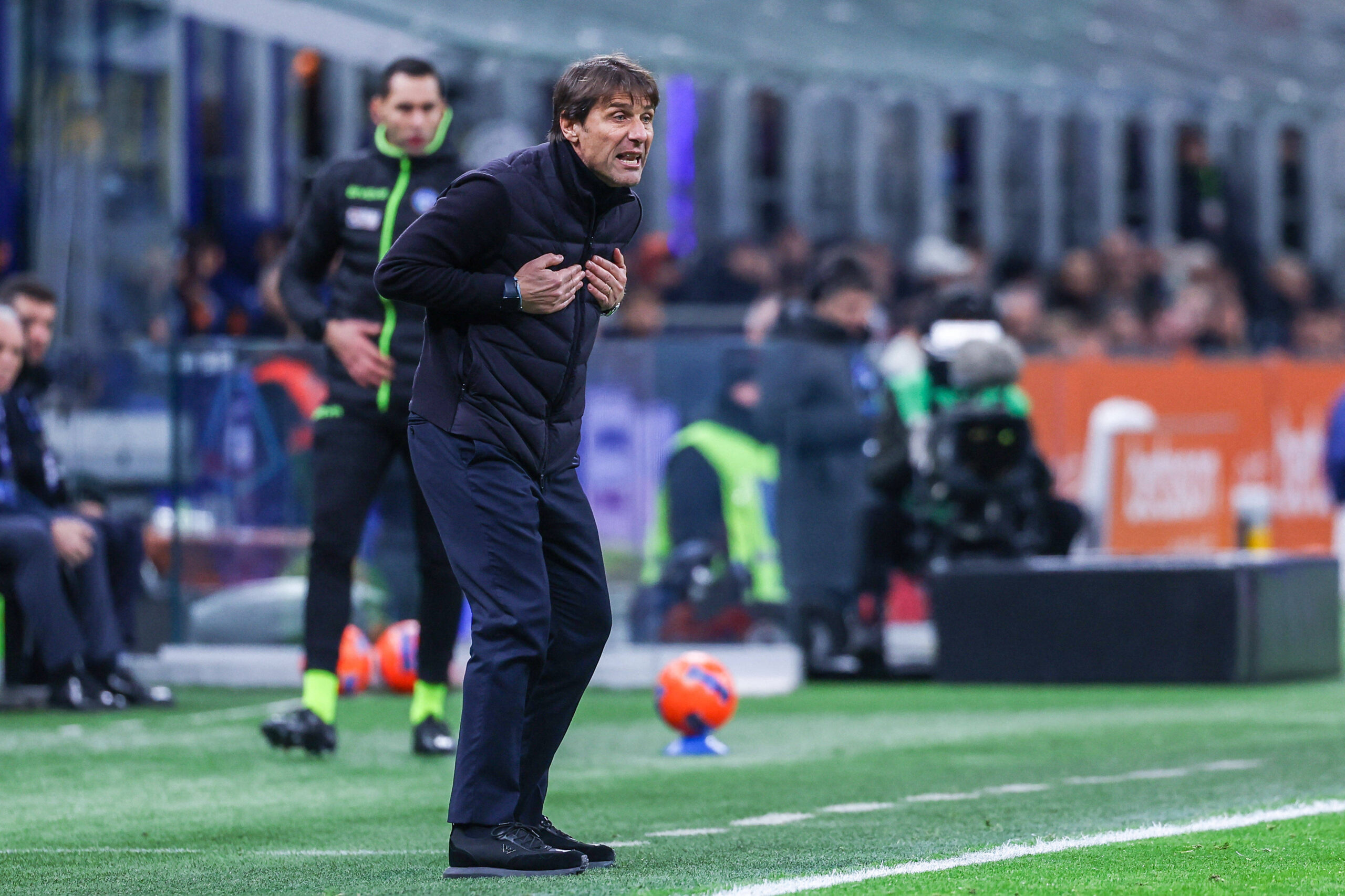 Il tecnico del Napoli Antonio Conte