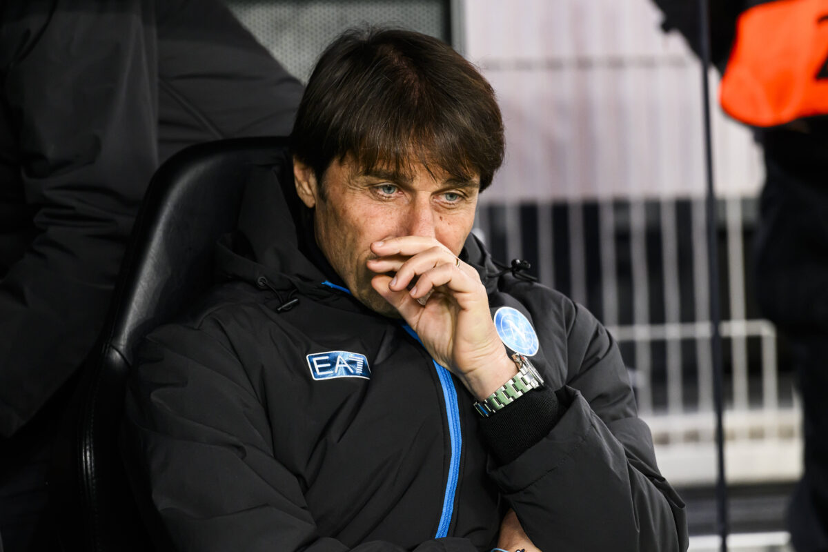 Antonio Conte preoccupato dell'infortunio di Neres