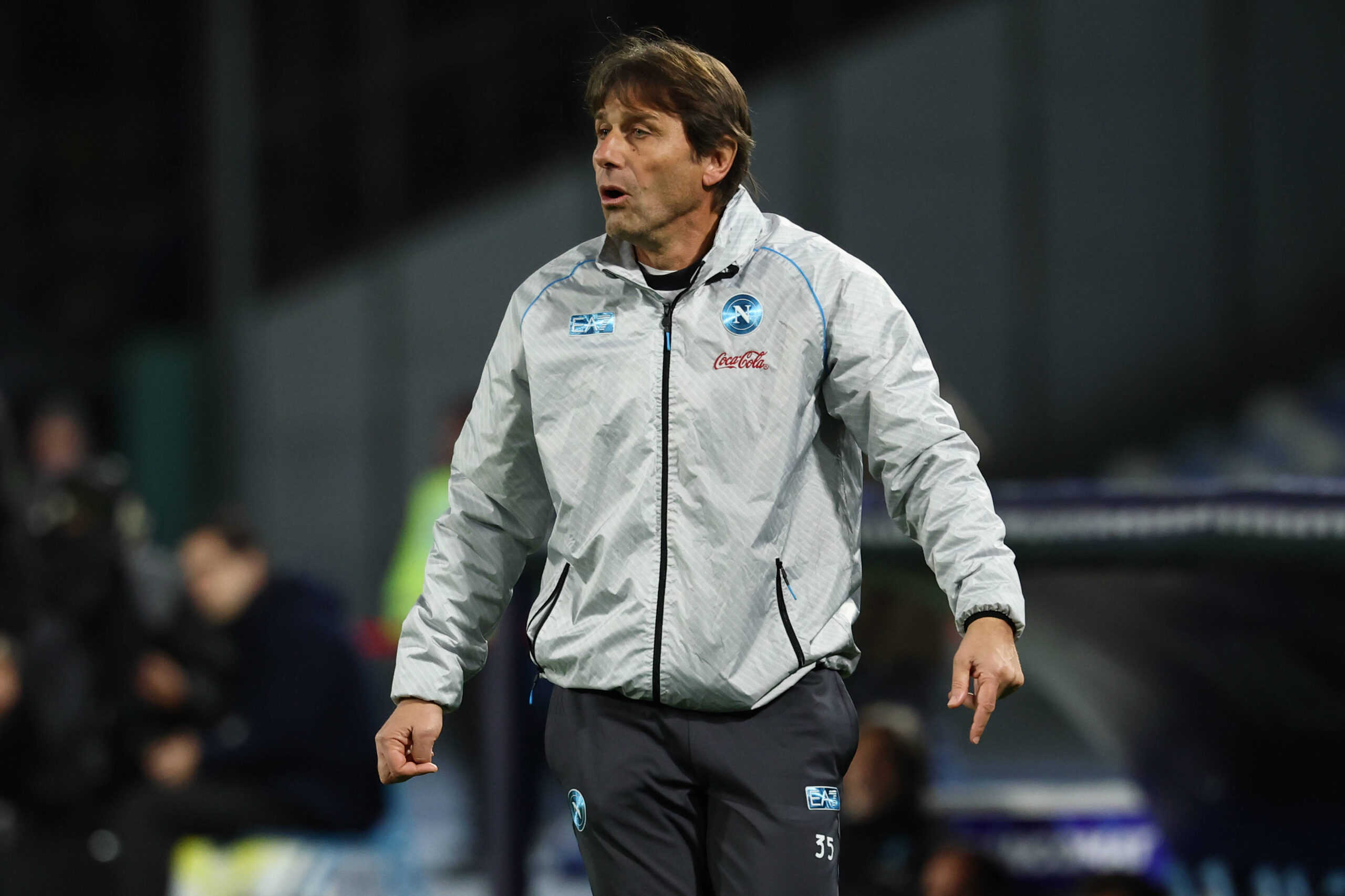 Antonio Conte durante Napoli-Verona