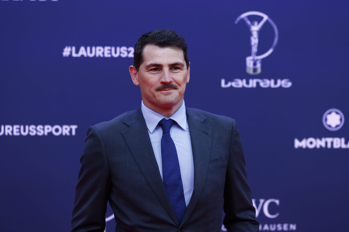 Casillas durante un evento a Madrid