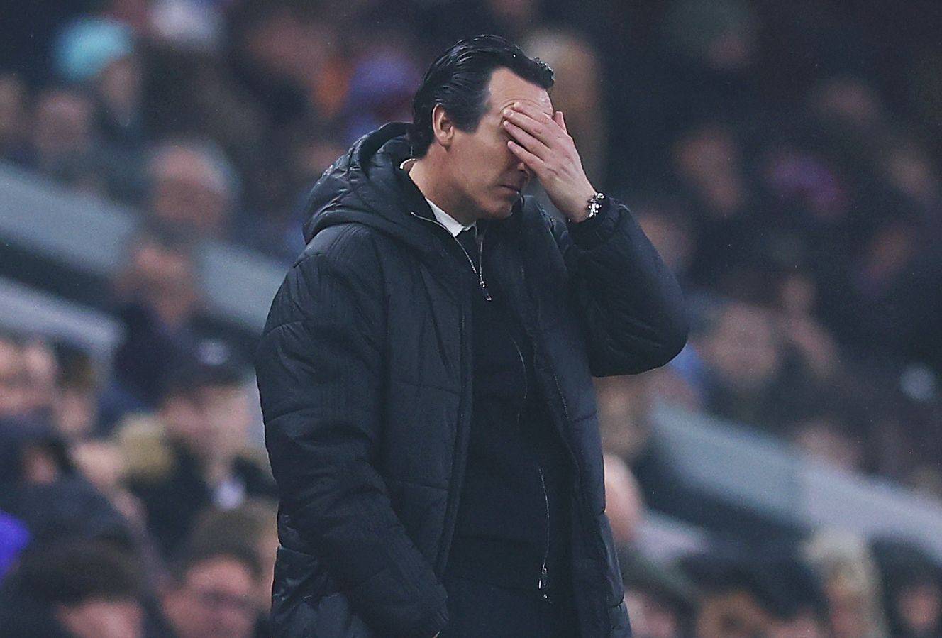 Unai Emery allenatore dell'Aston Villa