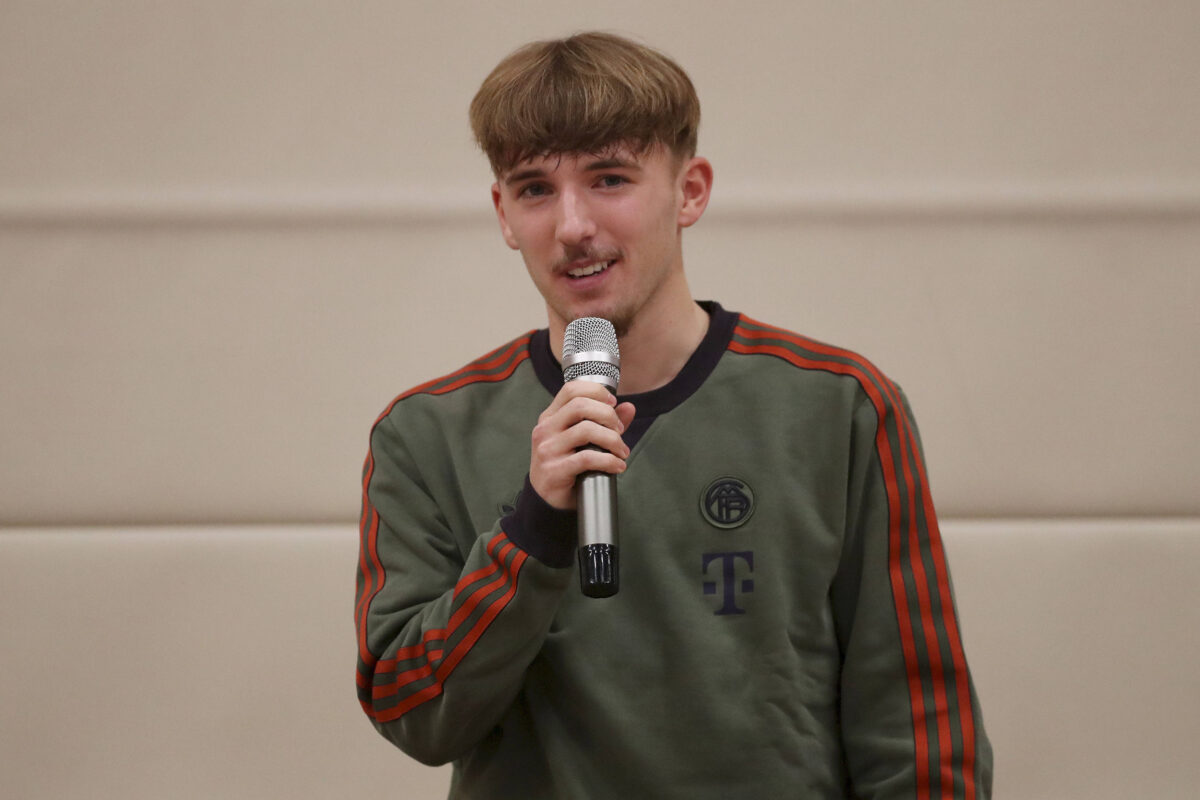 Lennart Karl, attaccante classe 2008 del Bayern Monaco