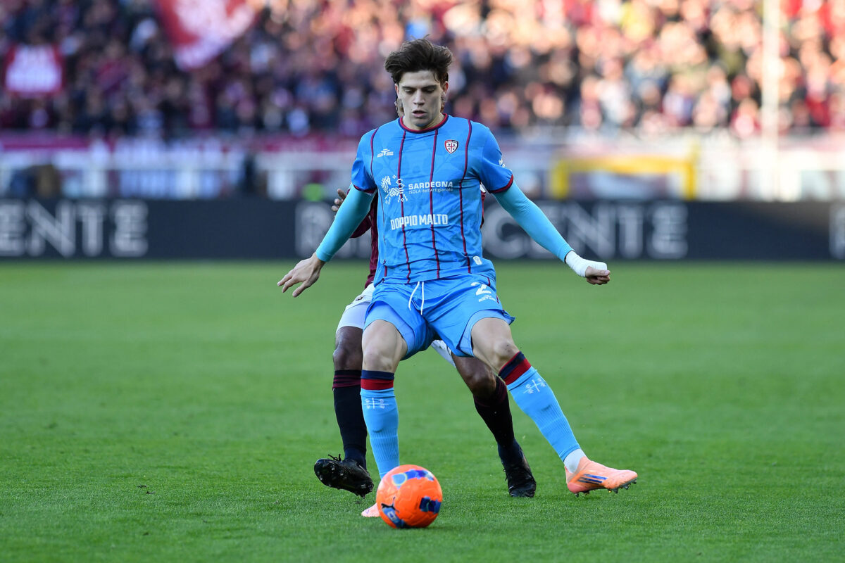 Palestra durante Torino-Cagliari