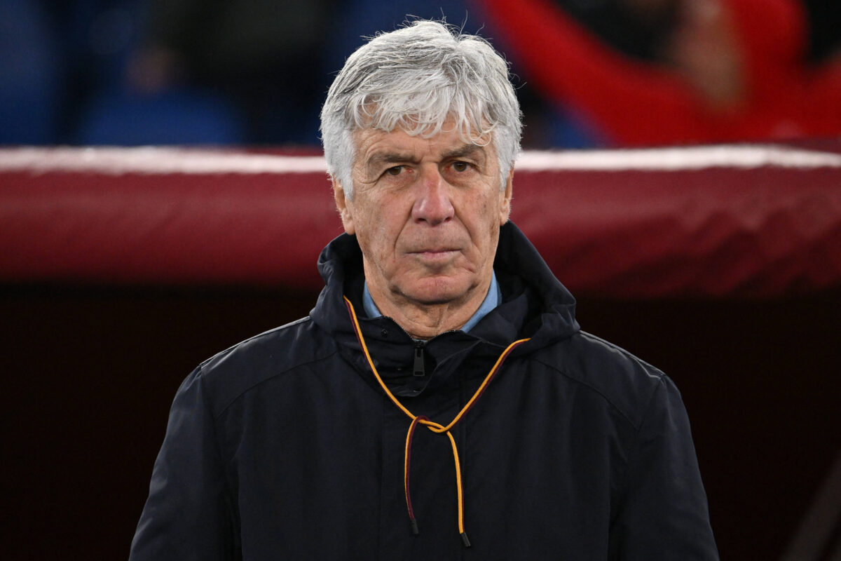 Gasperini durante Roma-Sassuolo
