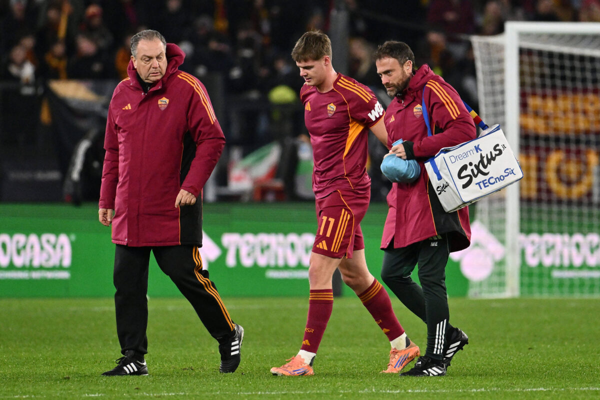 Ferguson infortunato durante Roma-Sassuolo