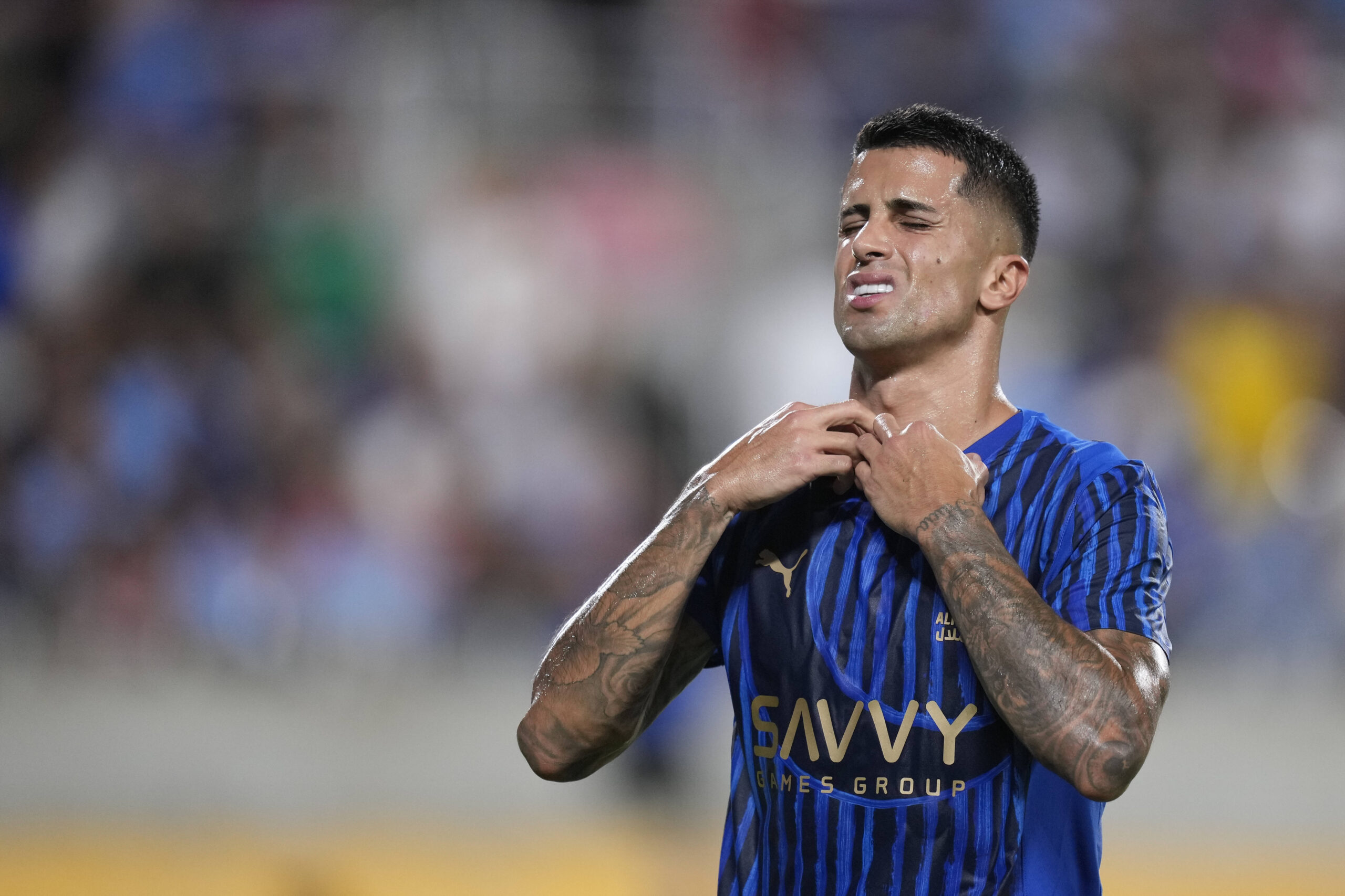 Joao Cancelo in uscita dall'Al-Hilal