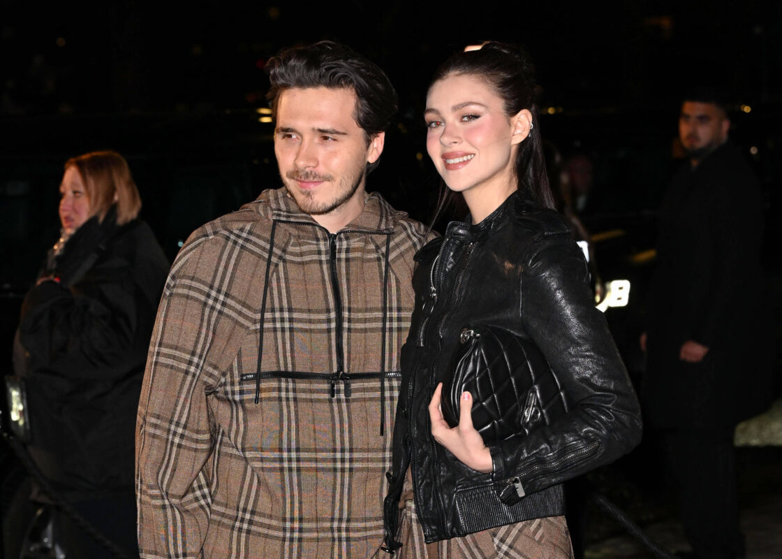 Brooklyn Becham insieme alla moglie