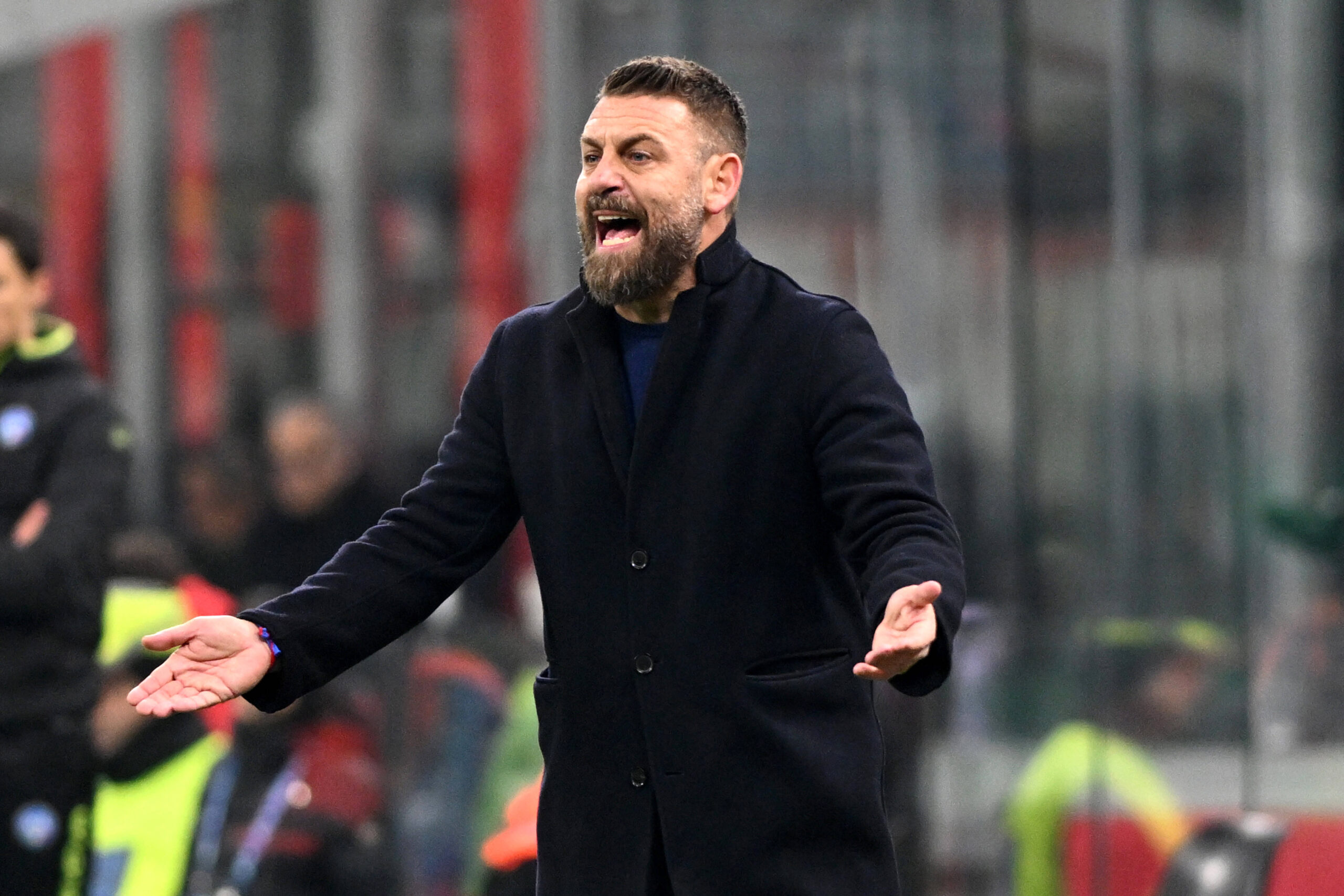 De Rossi durante Milan-Genoa