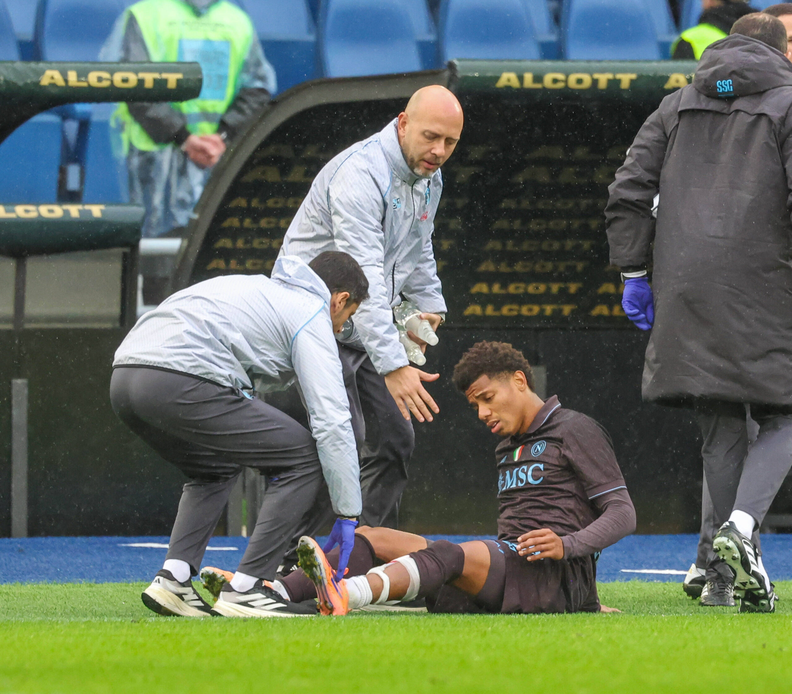 infortunio David Neres