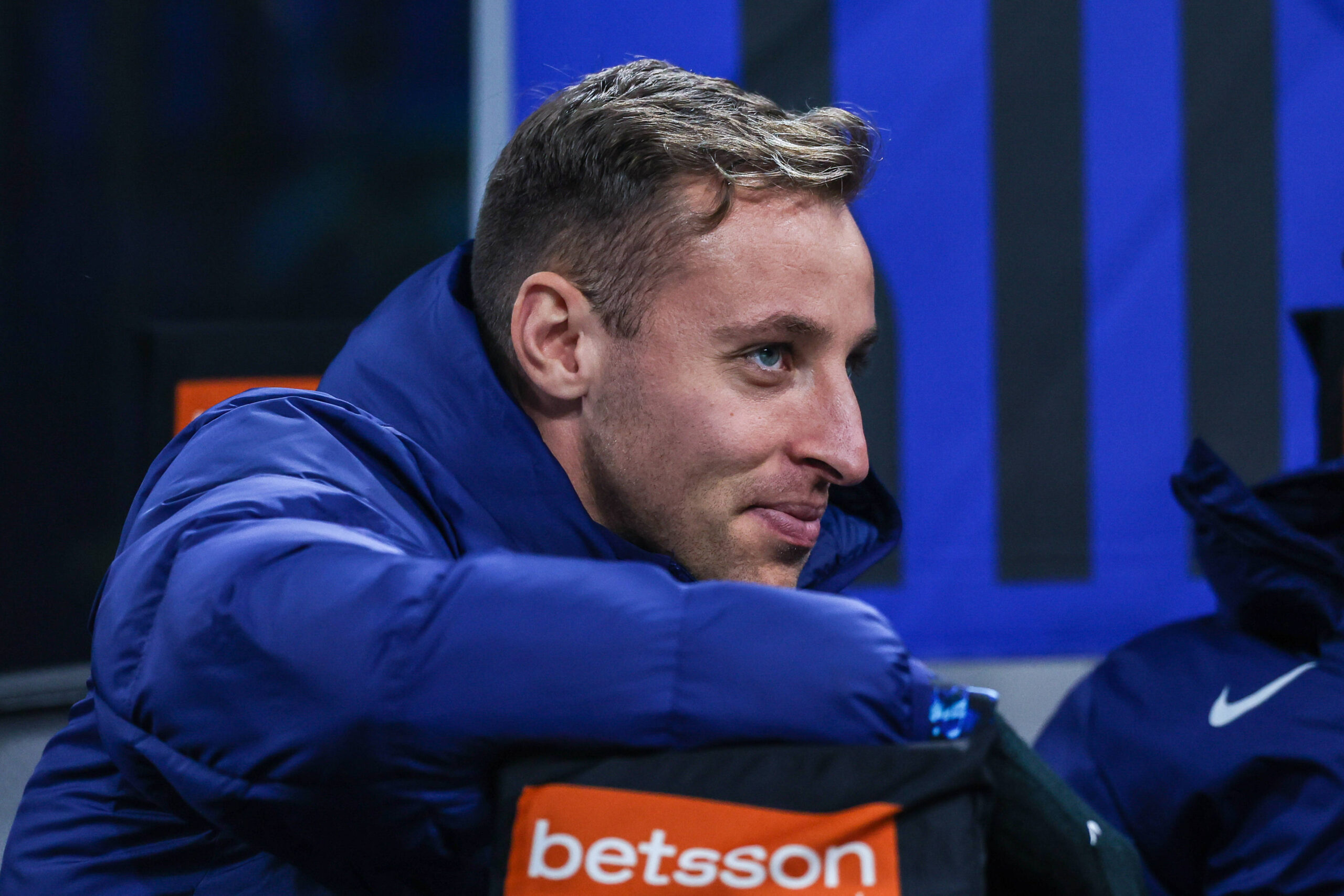 Davide Frattesi in uscita dall'Inter