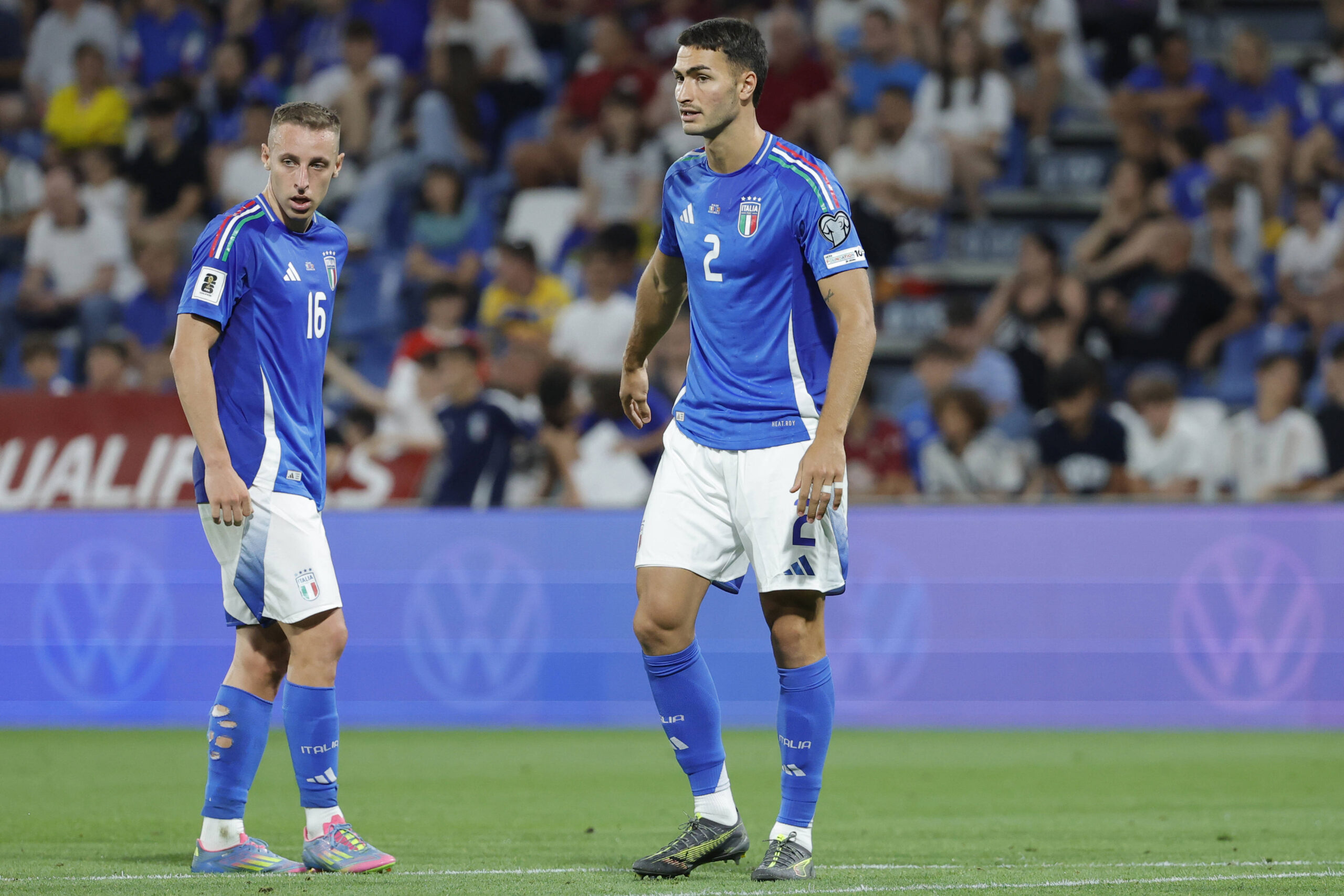 Coppola con la maglia della Nazionale