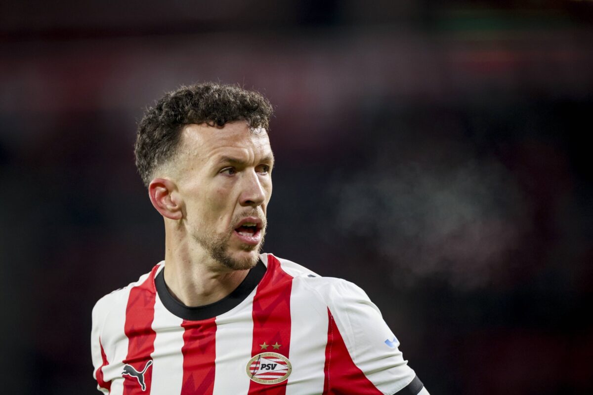 Ivan Perisic in campo con il PSV