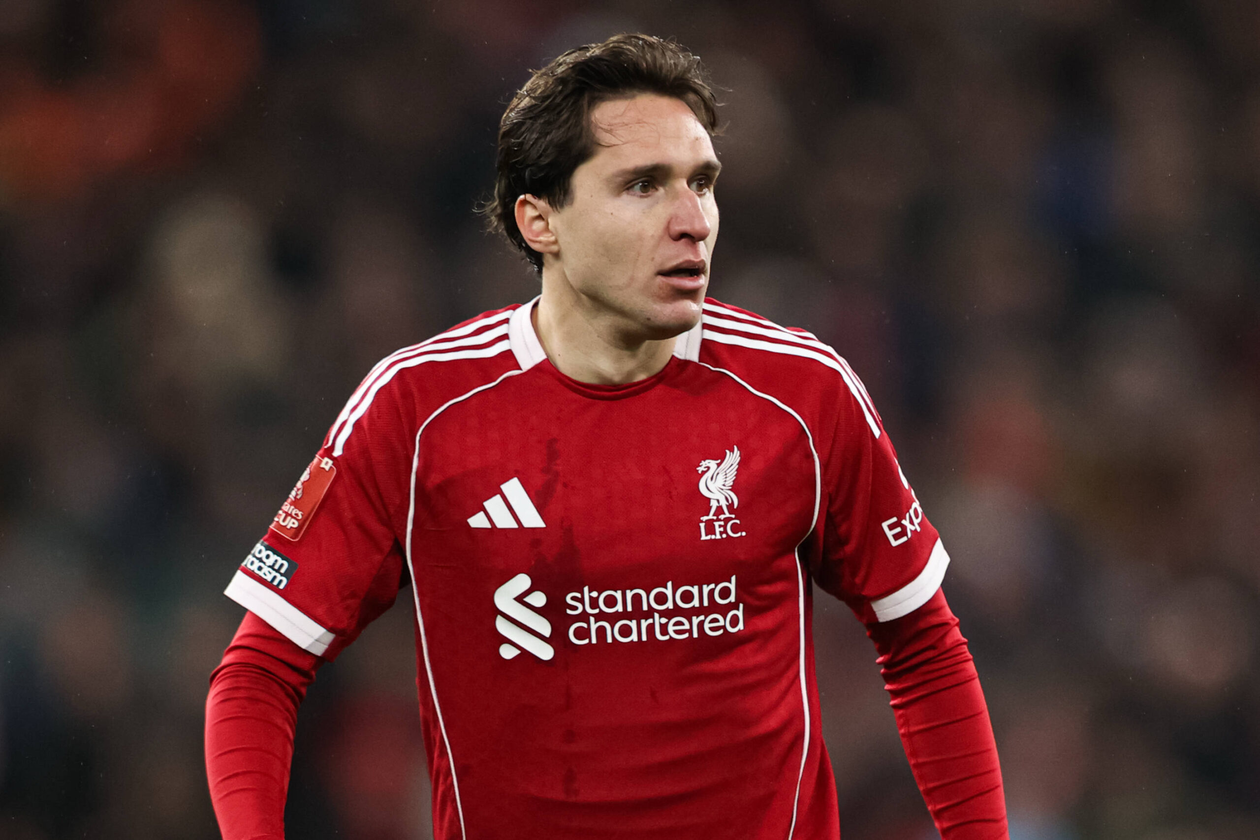 Chiesa durante una partita di FA Cup