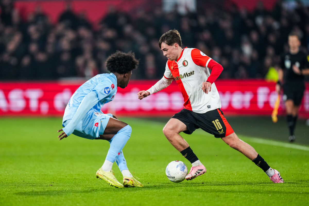 Leo Sauer in azione con il Feyenoord 