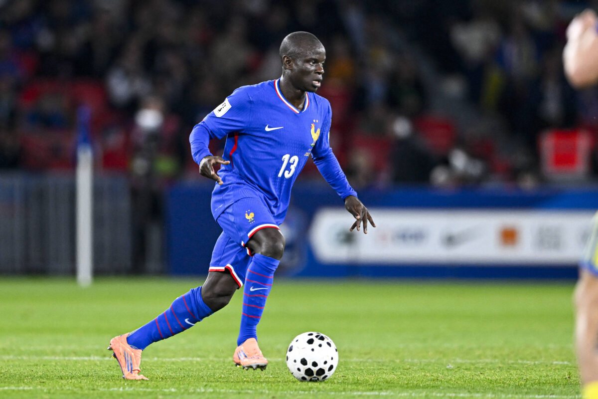 N'Golo Kanté con la maglia della nazionale francese