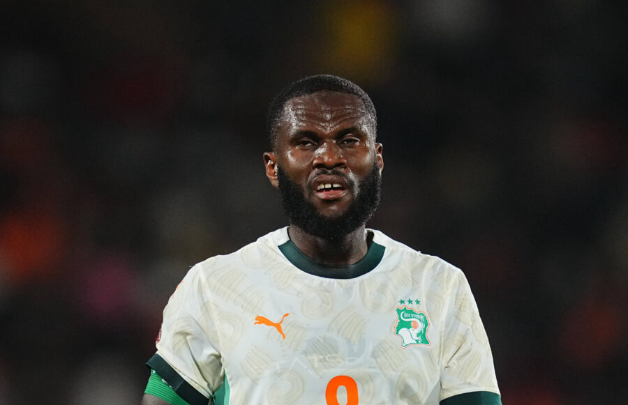 Kessie con la maglia della Costa d'Avorio