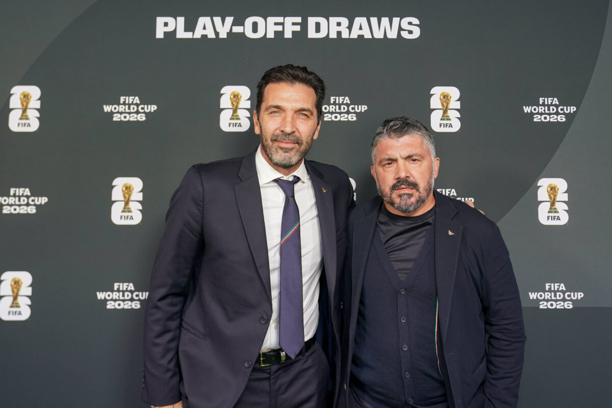 Gattuso e Buffon al sorteggio playoff