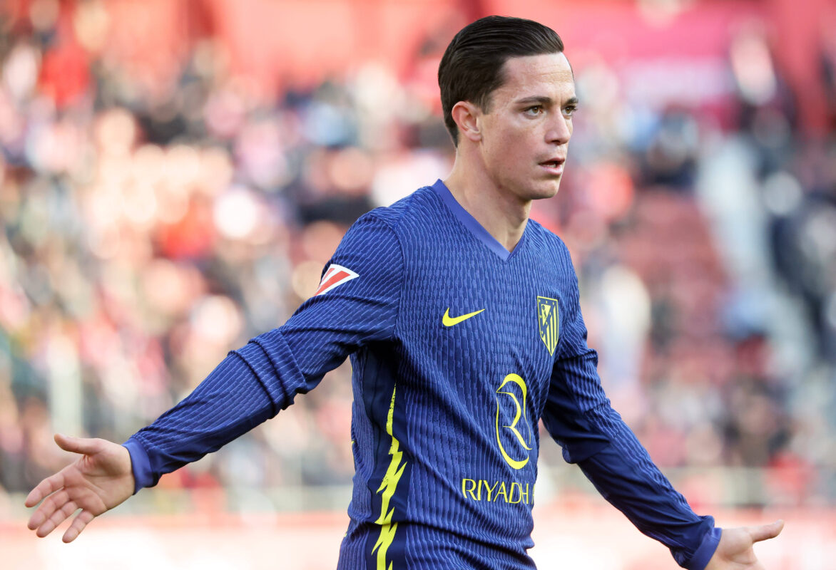 Raspadori durante Girona-Atletico Madrid