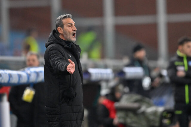 L'allenatore della Sampdoria Angelo Gregucci