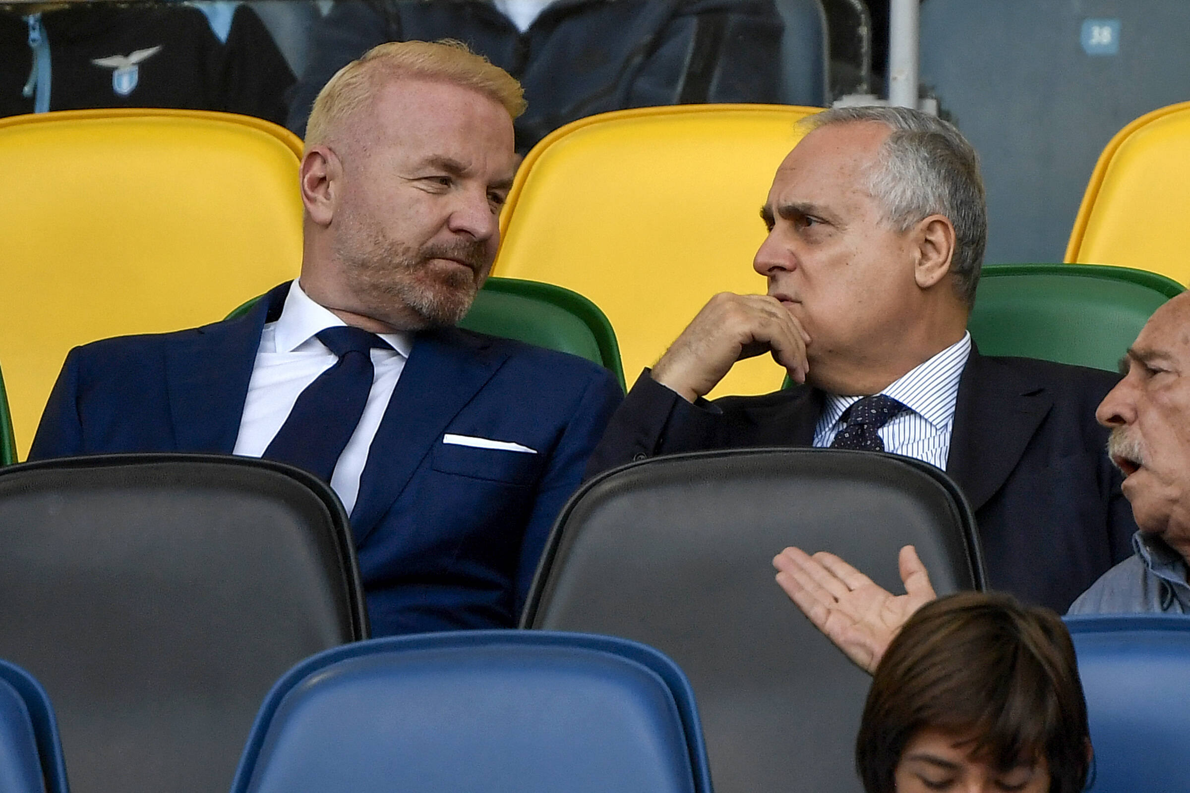 Igli Tare e Claudio Lotito