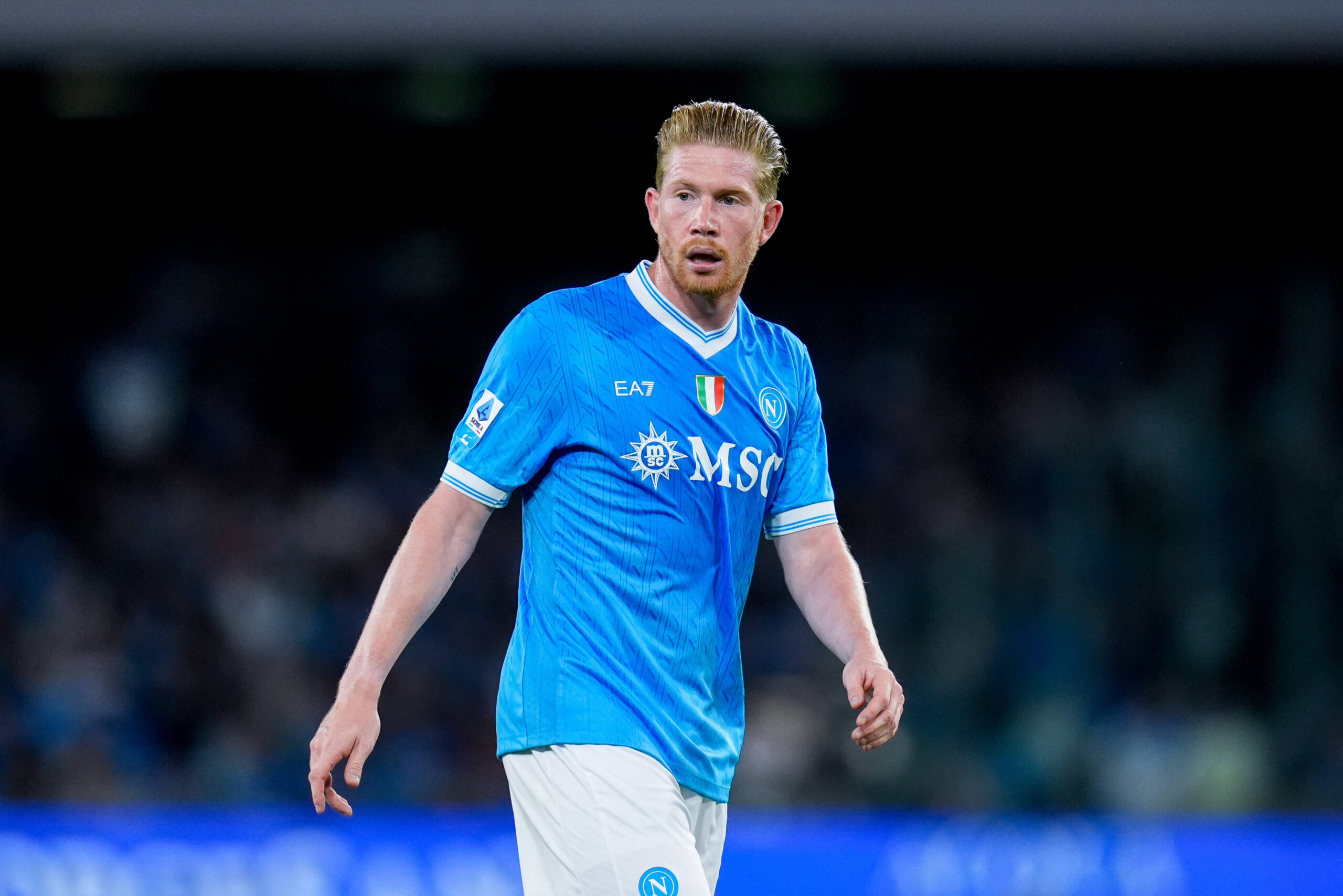 SSC Napoli v FC Internazionale - Serie A Enilive Kevin De Bruyne of SSC Napoli looks on during the serie Serie A Enilive match between SSC Napoli and FC Internazionale at Stadio Diego Armando Maradona on October 25, 2025 in Naples, Italy Naples Stadio Diego Armando Maradona Naples Italy Copyright: xGiuseppexMaffiax 251025_SerieA_Napoli-Inter_GM_3958