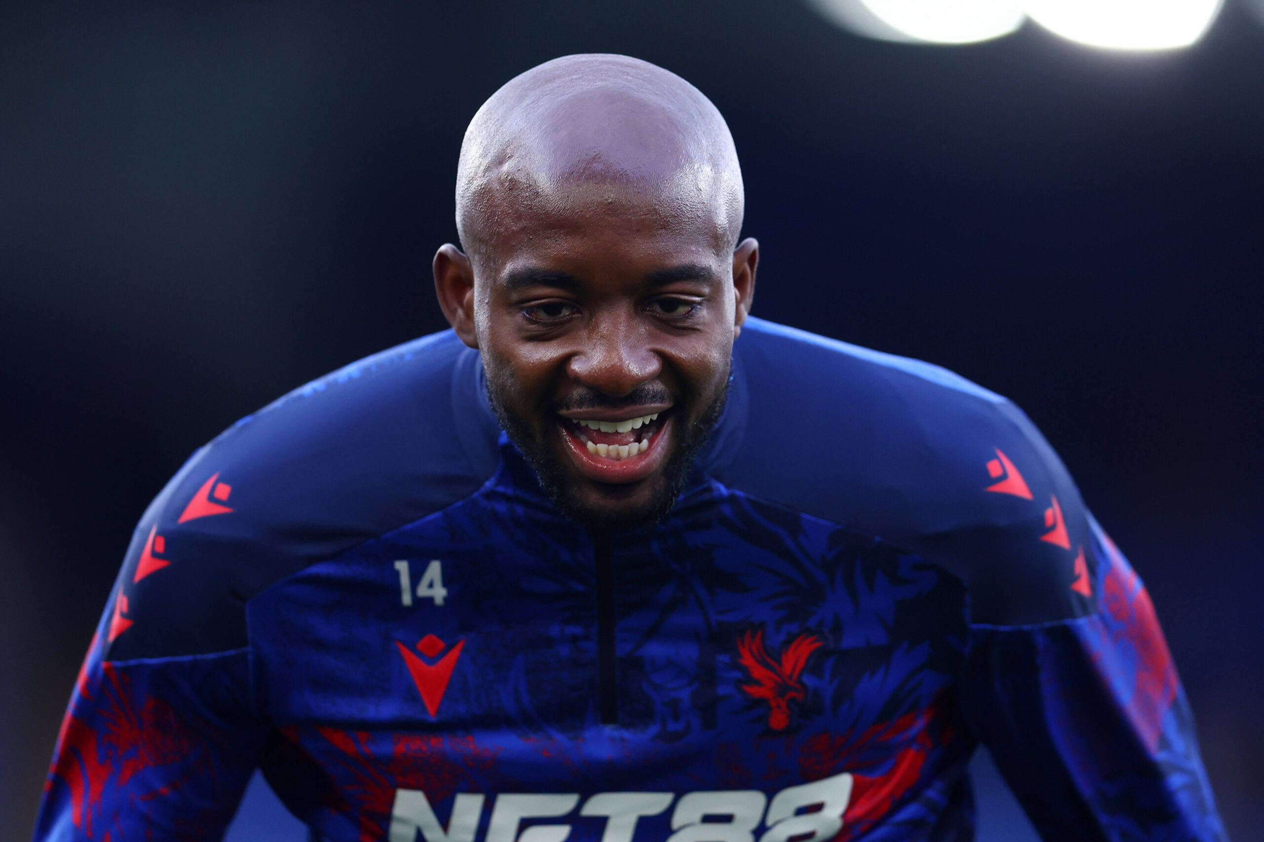London, England, 25th January 2026. Jean-Philippe Mateta of Crystal Palace warms up before the Crystal Palace vs Chelsea Premier League match at Selhurst Park, London. Picture credit should read: Paul Terry / Sportimage EDITORIAL USE ONLY. No use with unauthorised audio, video, data, fixture lists, club/league logos or live services. Online in-match use limited to 120 images, no video emulation. No use in betting, games or single club/league/player publications. SPI_007_PT_Palace_Chelsea SPI-4478-0007