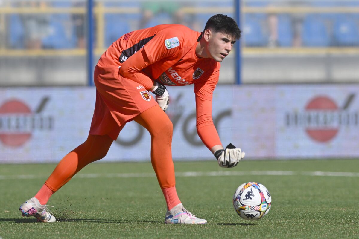 Edoardo Motta durante Juve Stabia-Reggiana