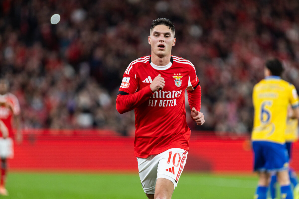 Sudakov, prima stagione con la maglia del Benfica